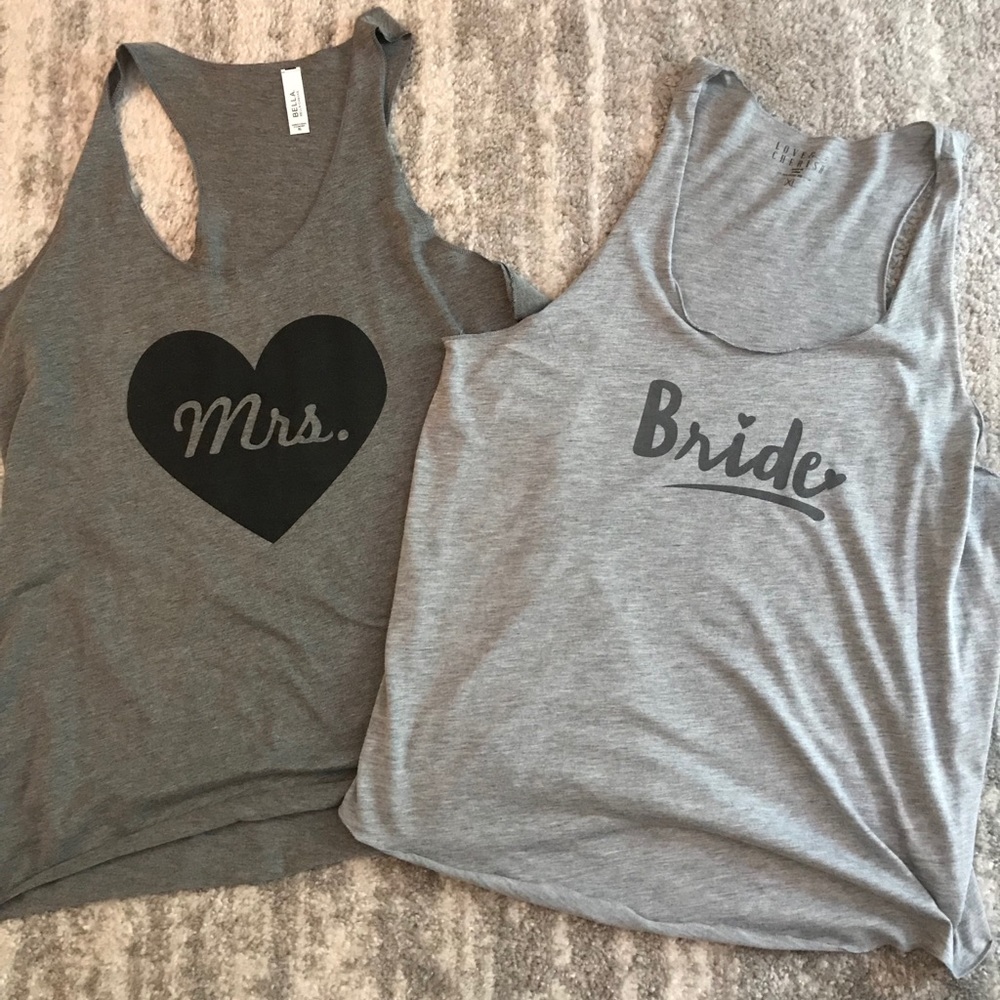 Mrs & Bride Racerbank Tanks
